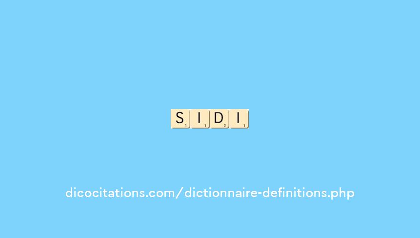 sidi sidi