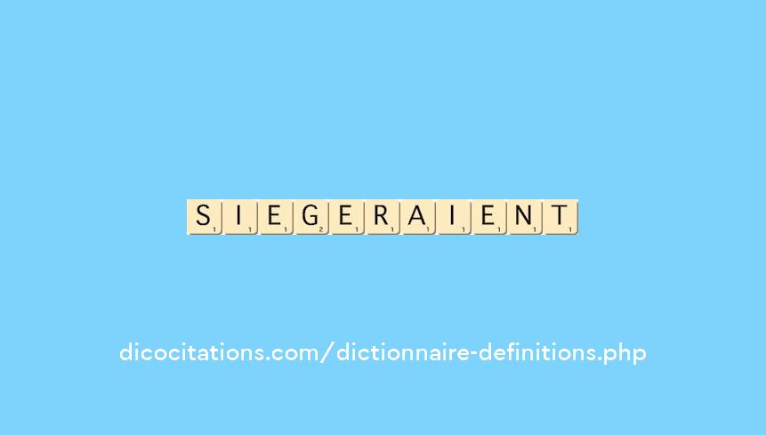 siegeraient siegeraient