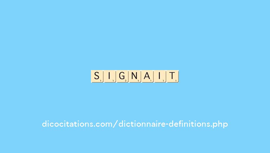 signait signait