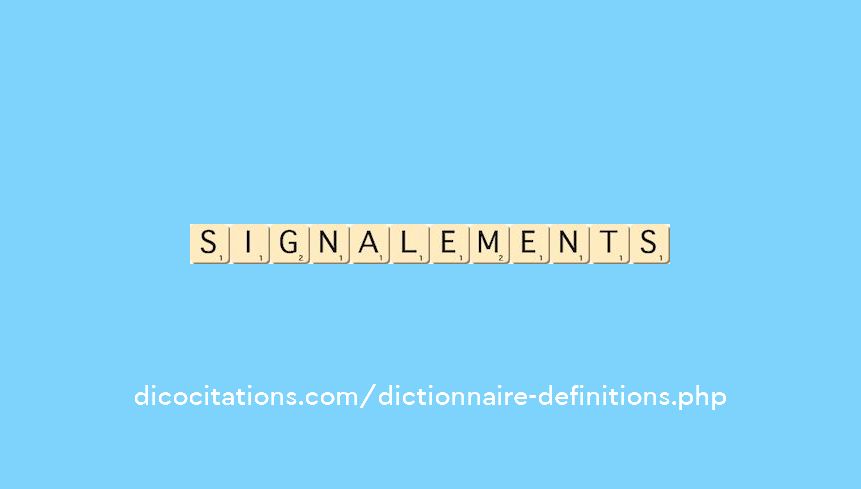 signalements signalements