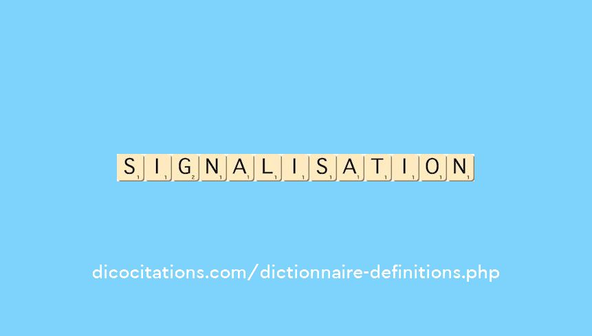 signalisation signalisation