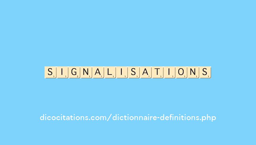 signalisations signalisations
