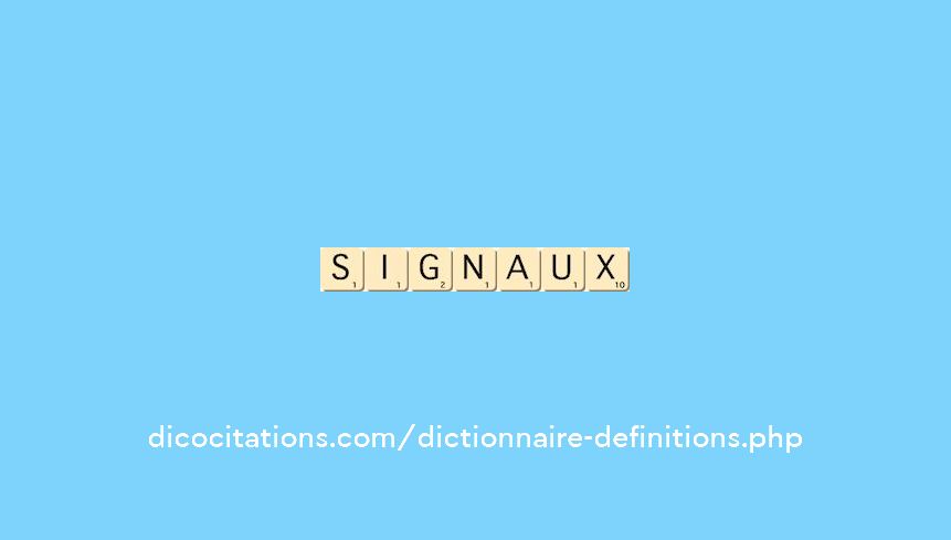 signaux signaux