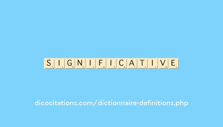 significative significative
