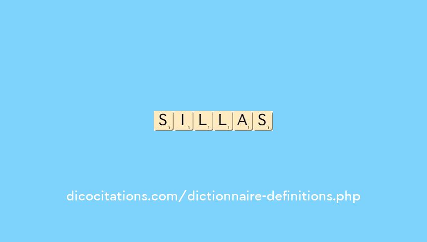 sillas