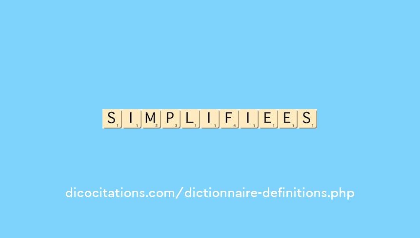 simplifiees