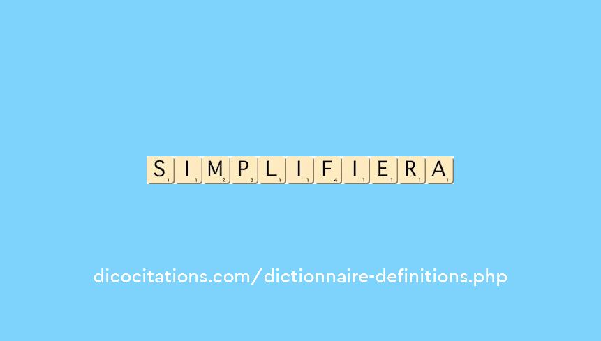 simplifiera simplifiera