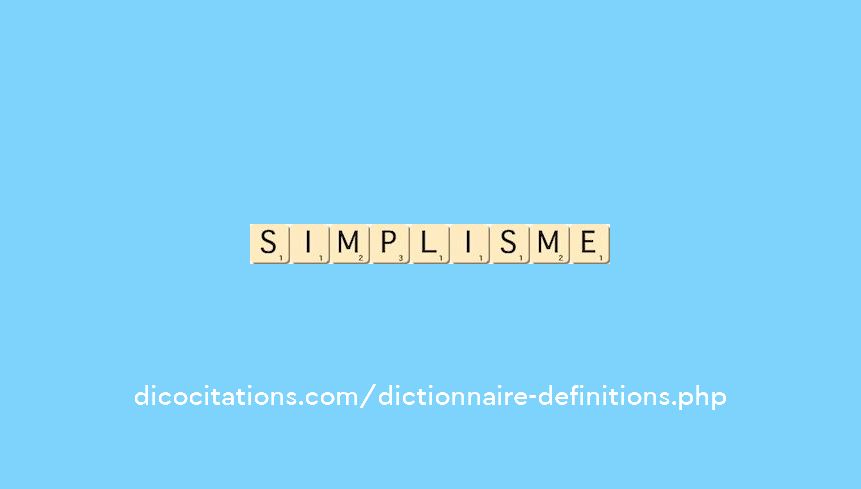 simplisme