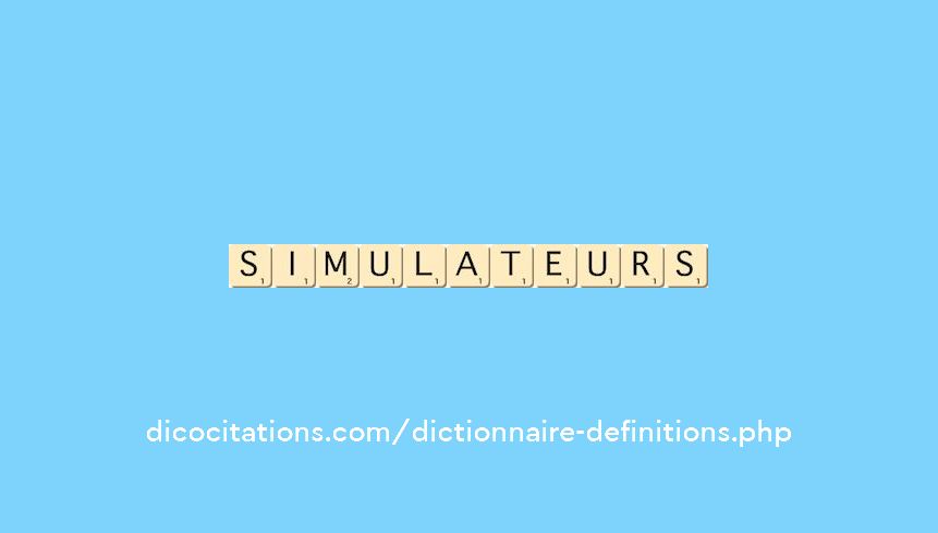 simulateurs simulateurs