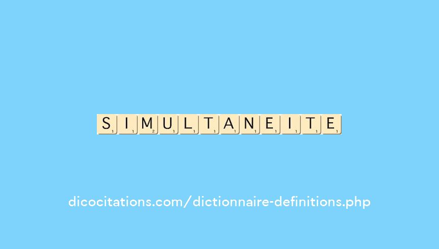 simultaneite