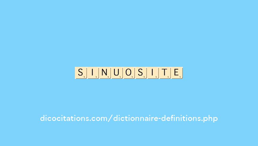 sinuosite