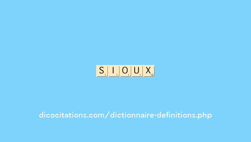 sioux