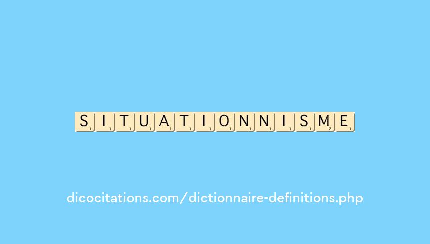 situationnisme situationnisme