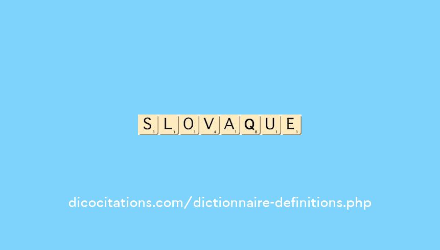 slovaque slovaque