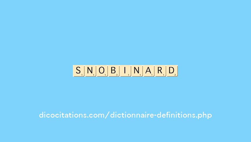 snobinard snobinard