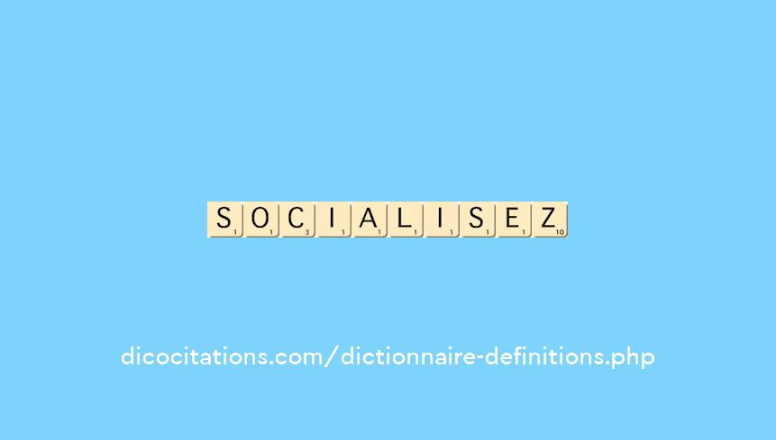 socialisez