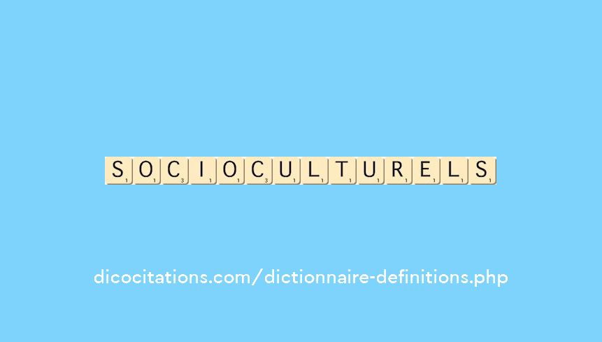 socio-culturels socio-culturels