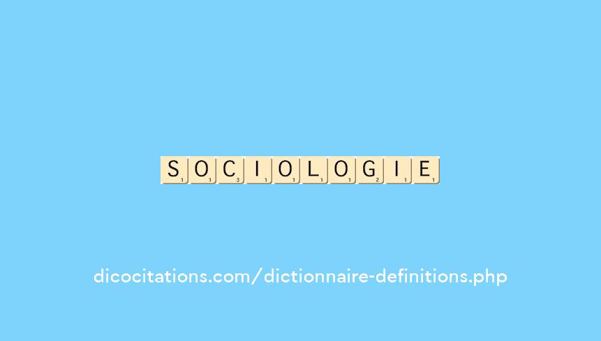 sociologie sociologie