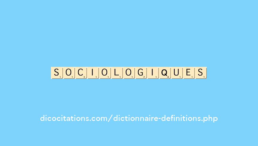 sociologiques sociologiques