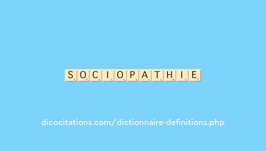 sociopathie sociopathie
