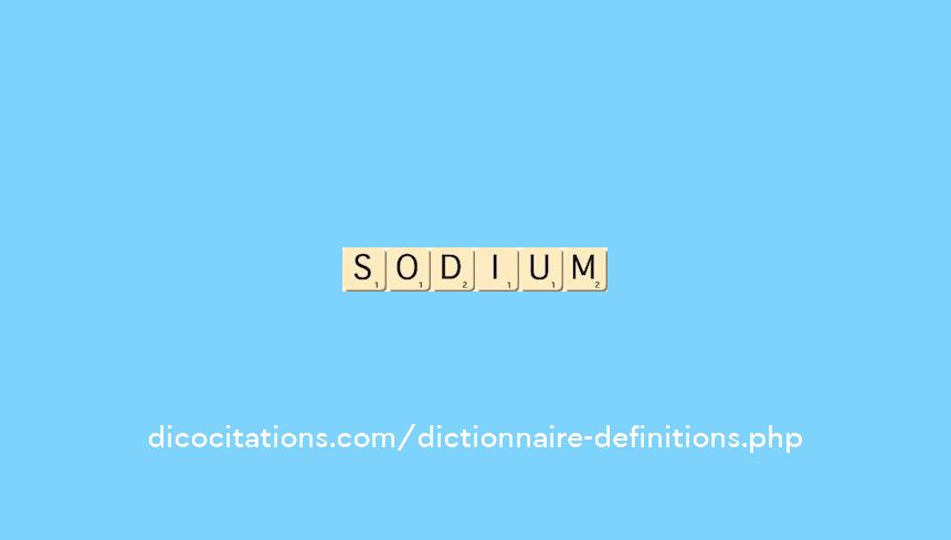 sodium sodium