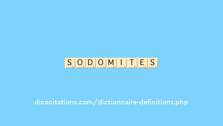 sodomites