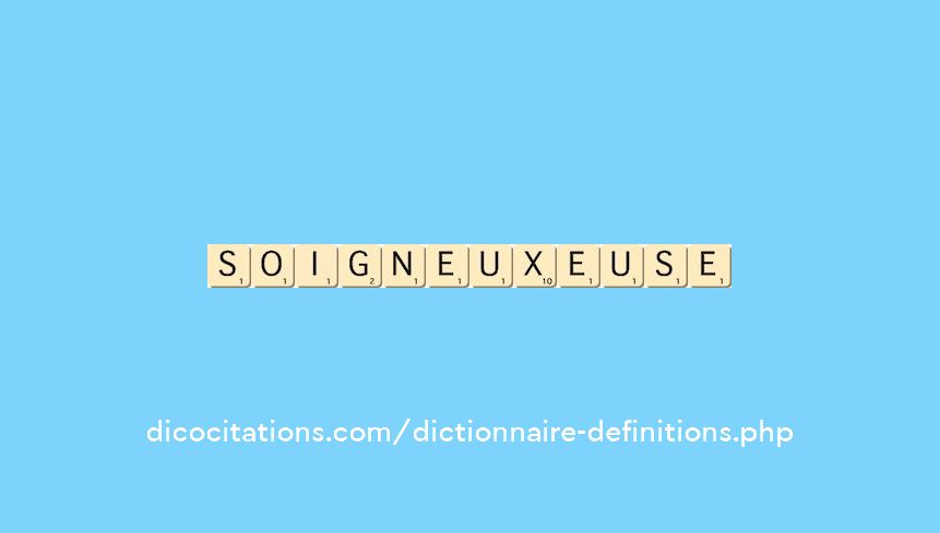 soigneux--euse