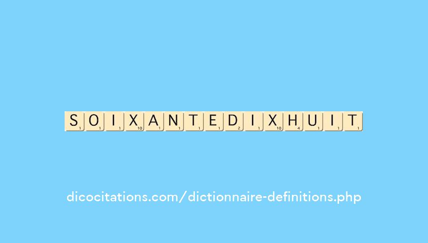 soixante-dix-huit soixante-dix-huit