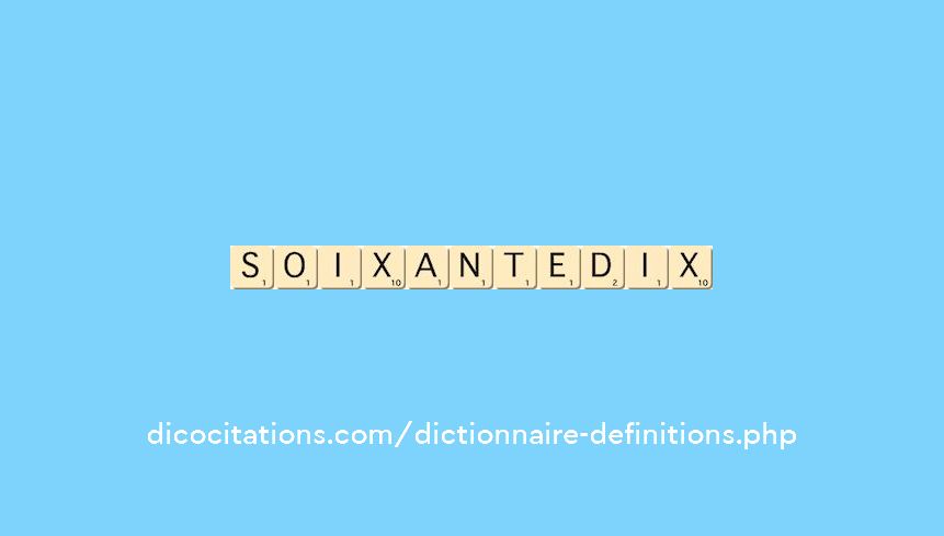 soixante-dix soixante-dix