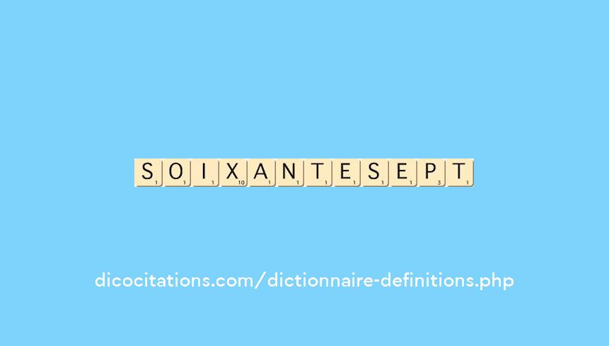 soixante-sept soixante-sept