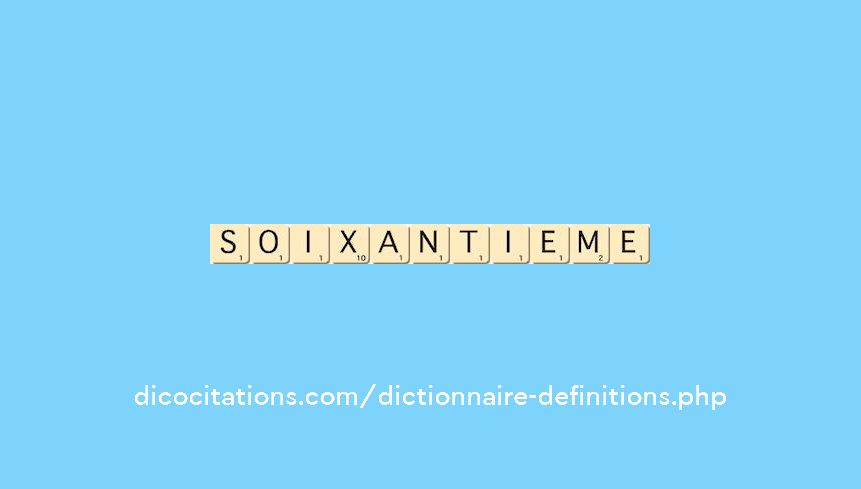 soixantieme