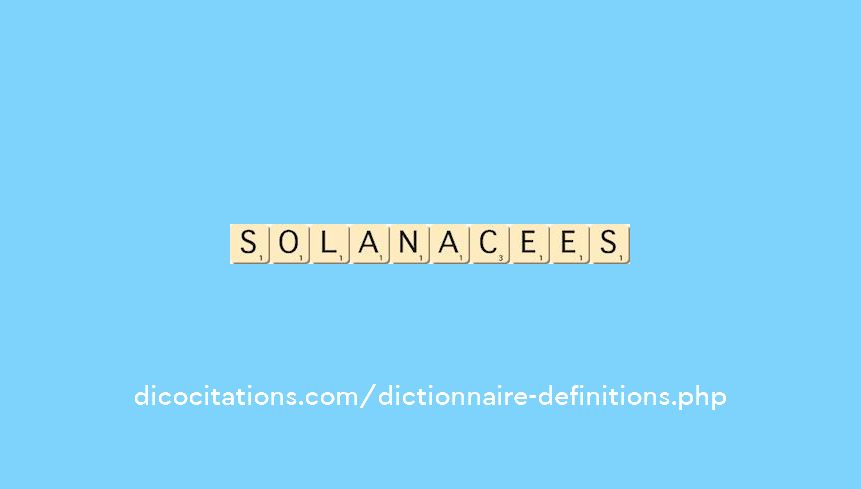 solanacees