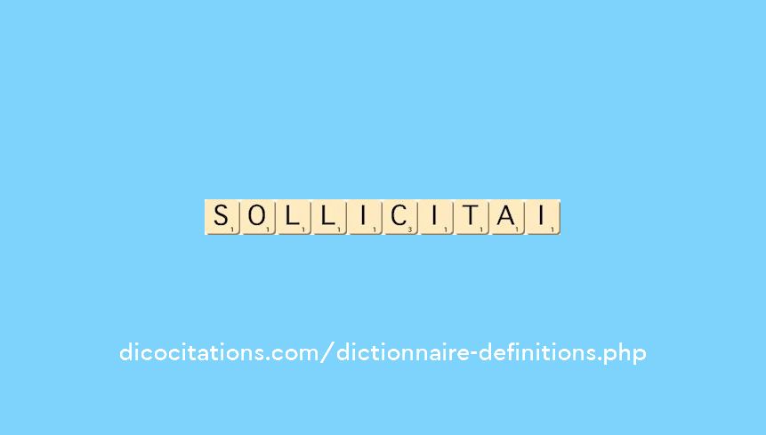 sollicitai