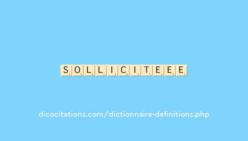 sollicite--ee