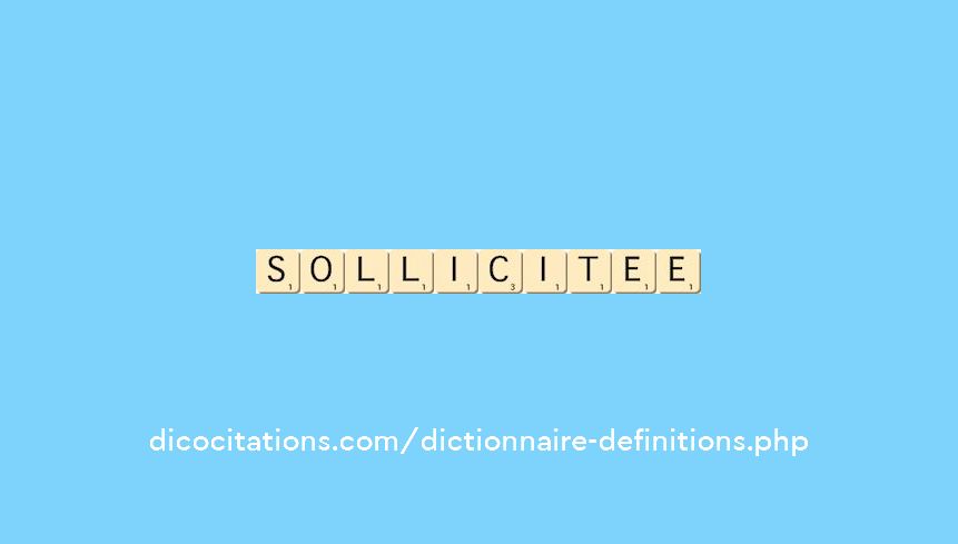 sollicitee