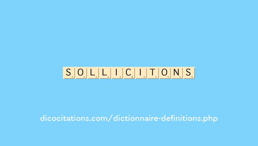 sollicitons sollicitons