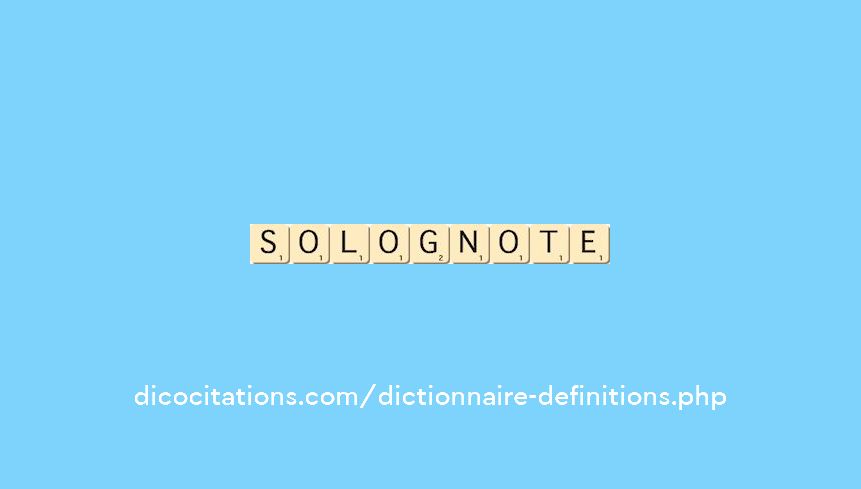 solognote solognote