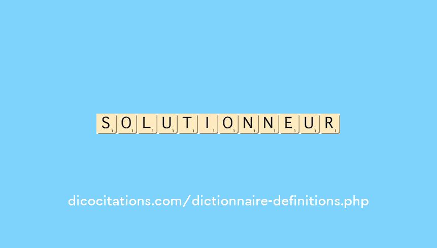 solutionneur solutionneur