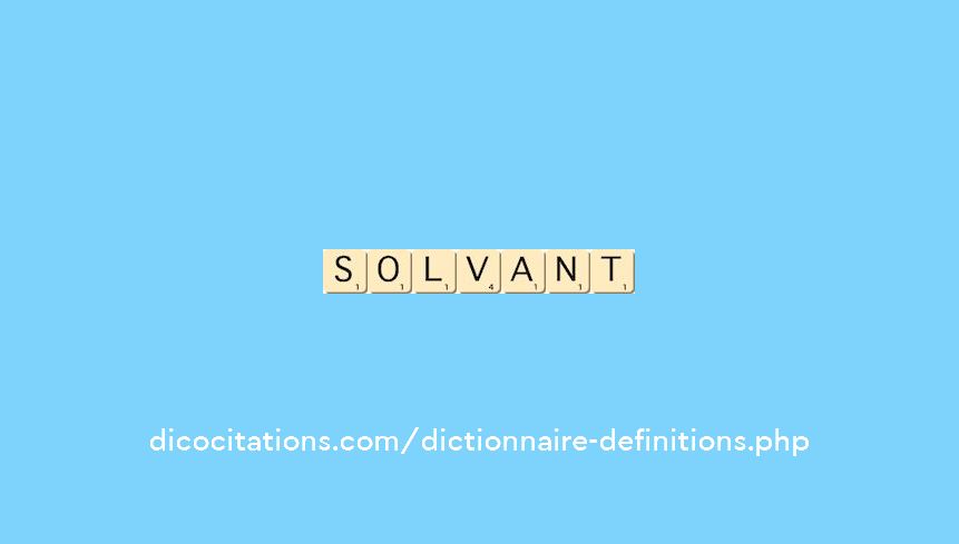 solvant solvant