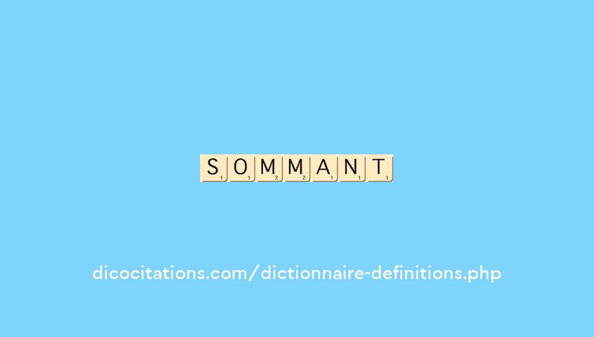 sommant