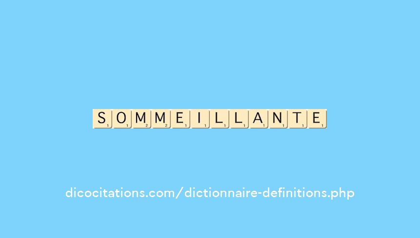 sommeillante sommeillante