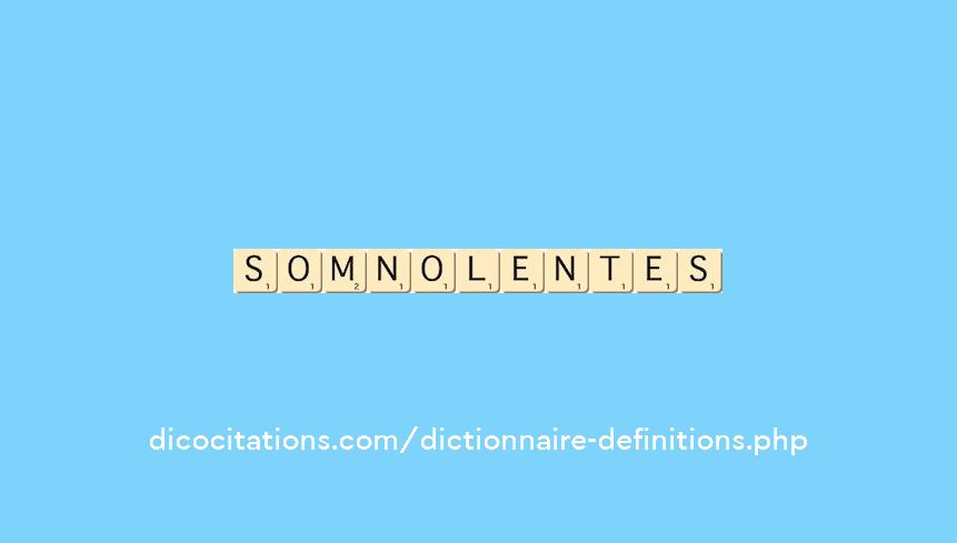 somnolentes somnolentes