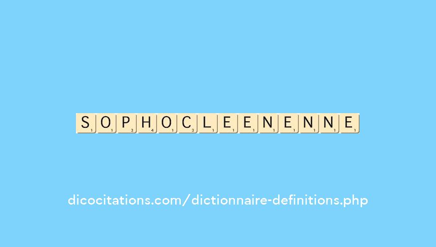 sophocleen--enne
