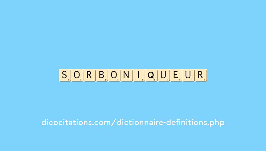 sorboniqueur