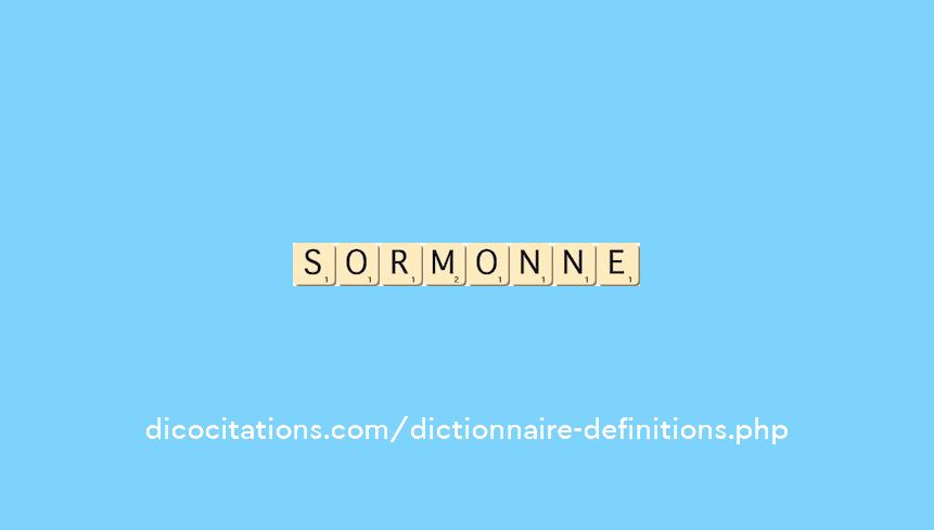 sormonne