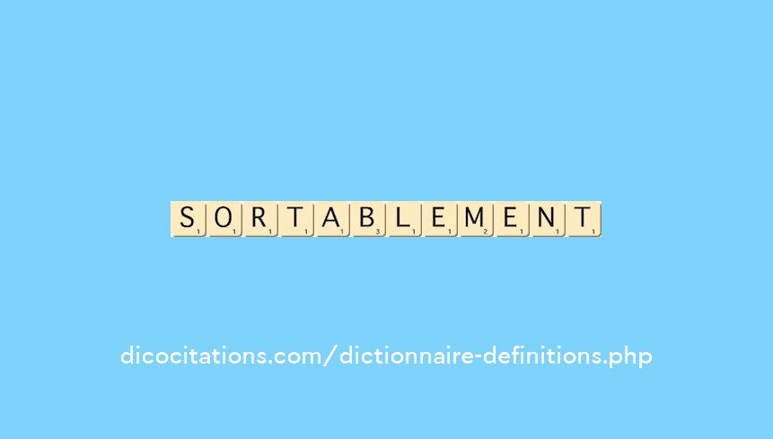 sortablement