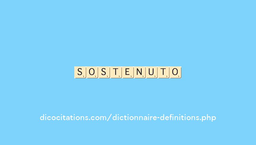 sostenuto