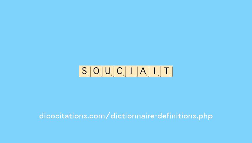 souciait
