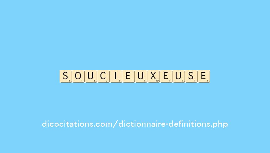 soucieux--euse