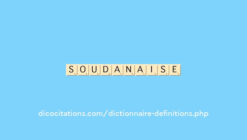 soudanaise soudanaise